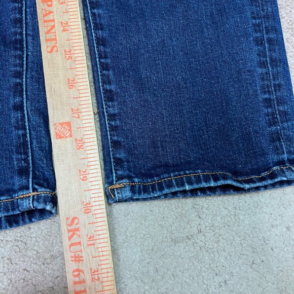 American Eagle Outfitters Jeans Slim Straight Men’s Blue Pockets Size 30x30 - Picture 4 of 12